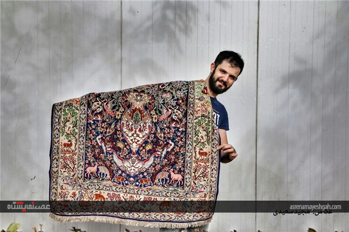 گزارش تصویری نمایشگاه فرش دستبافت قزوین /2
