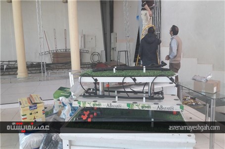 گزارش تصویری آماده سازی نمایشگاه تخصصی کشاورزی زنجان