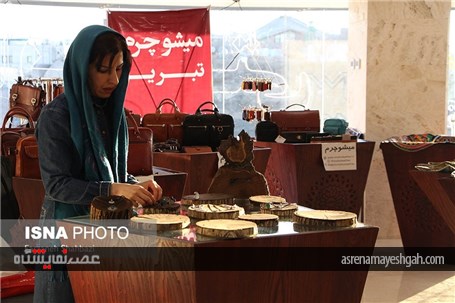 گزارش تصویری نمایشگاه آثار صنایع دستی آذربایجان شرقی