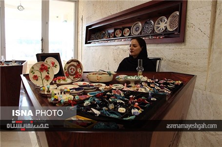 گزارش تصویری نمایشگاه آثار صنایع دستی آذربایجان شرقی