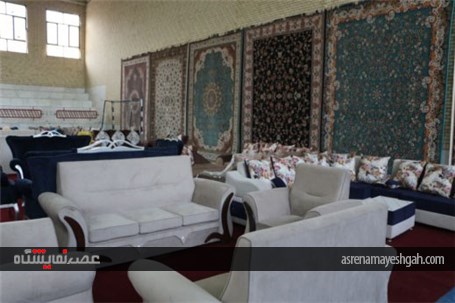 برگزاری نمایشگاه مبلمان ،پرده وفرش در سپیدان