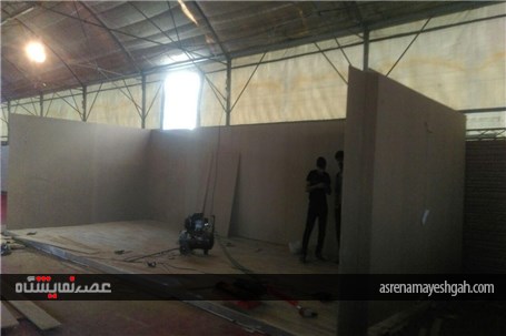 گزارش تصویری آماده سازی نمایشگاه لوازم خانگی و خانه مدرن البرز