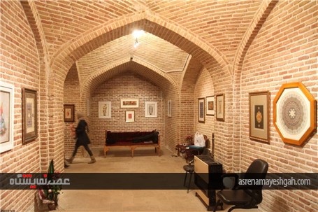 نمایشگاه آثار نگارگری مکتب قزوین