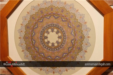 نمایشگاه آثار نگارگری مکتب قزوین