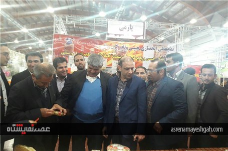 گزارش تصویری بازدید مسئولان از نمایشگاه شیرینی, شکلات و صنایع غذایی قزوین
