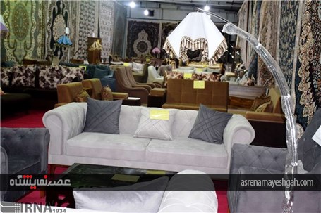 گزارش تصویری نمایشگاه مبل و مصنوعات چوبی در گچساران