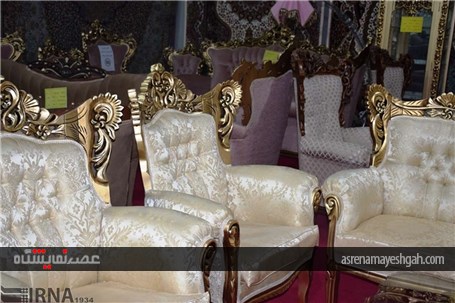 گزارش تصویری نمایشگاه مبل و مصنوعات چوبی در گچساران