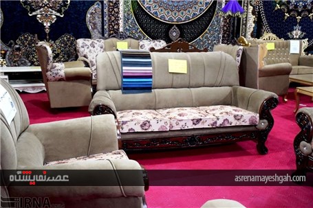 گزارش تصویری نمایشگاه مبل و مصنوعات چوبی در گچساران