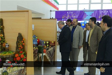 افتتاح نمایشگاه صنایع دستی شهر بهارستان