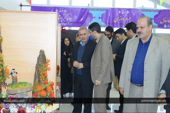 افتتاح نمایشگاه صنایع دستی شهر بهارستان
