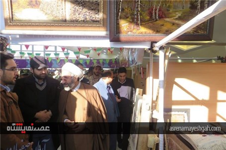 افتتاح نمایشگاه صنایع دستی شهر بهارستان