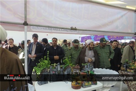 افتتاح نمایشگاه صنایع دستی شهر بهارستان