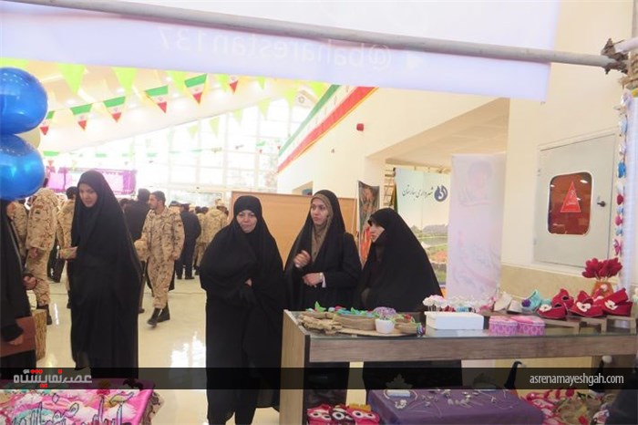 افتتاح نمایشگاه صنایع دستی شهر بهارستان