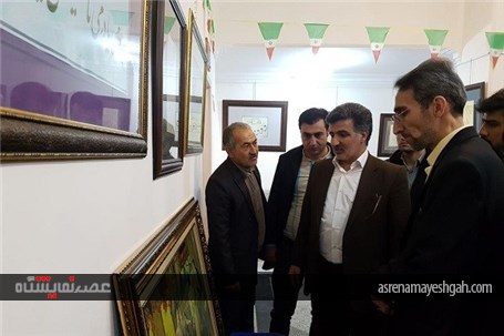 گزارش تصویری نمایشگاه کتاب، هنرهای تجسمی و آثار خوشنویسی تویسرکان