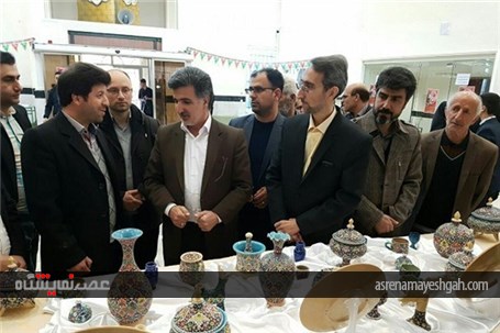 گزارش تصویری نمایشگاه کتاب، هنرهای تجسمی و آثار خوشنویسی تویسرکان