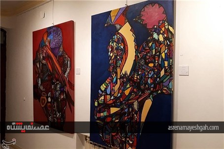 به گزارش تصویری نمایشگاه نقاشی &quot;دیل خوشی&quot; در رشت