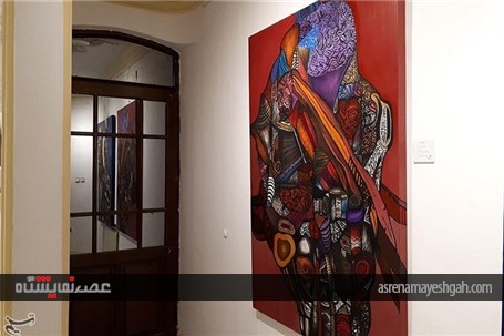 به گزارش تصویری نمایشگاه نقاشی &quot;دیل خوشی&quot; در رشت