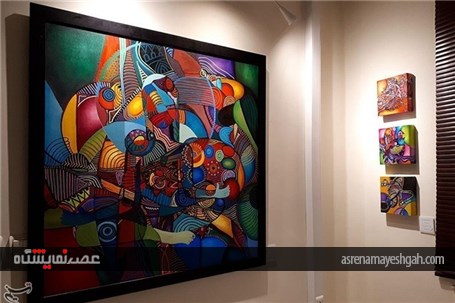 به گزارش تصویری نمایشگاه نقاشی &quot;دیل خوشی&quot; در رشت