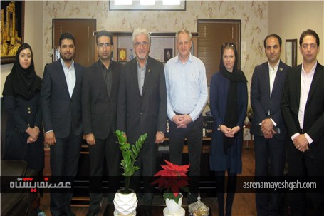 گزارش تصویری بازدید مدیربخش خارجی نمایشگاه بین المللی دوسلدورف از سایت نمایشگاه های بین المللی فارس