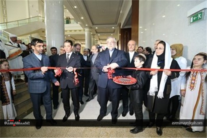 گزارش تصویری افتتاح نمایشگاه روزهای فرهنگی ایران در عشق‌آباد