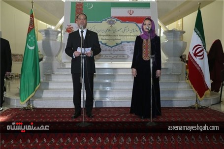 گزارش تصویری افتتاح نمایشگاه روزهای فرهنگی ایران در عشق‌آباد
