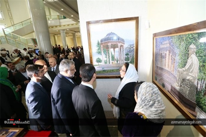 گزارش تصویری افتتاح نمایشگاه روزهای فرهنگی ایران در عشق‌آباد
