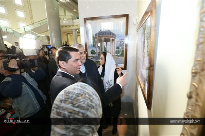 گزارش تصویری افتتاح نمایشگاه روزهای فرهنگی ایران در عشق‌آباد