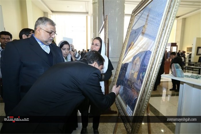 گزارش تصویری افتتاح نمایشگاه روزهای فرهنگی ایران در عشق‌آباد