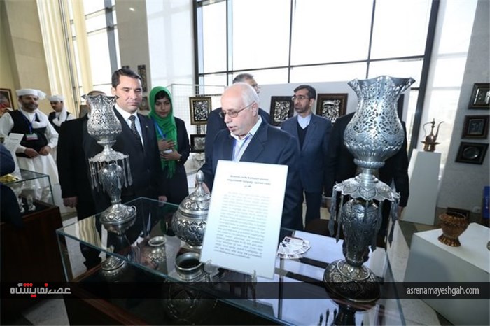 گزارش تصویری افتتاح نمایشگاه روزهای فرهنگی ایران در عشق‌آباد