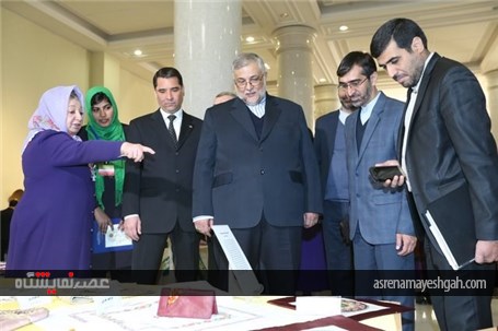 گزارش تصویری افتتاح نمایشگاه روزهای فرهنگی ایران در عشق‌آباد