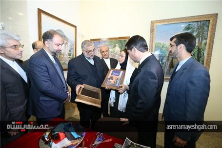 گزارش تصویری افتتاح نمایشگاه روزهای فرهنگی ایران در عشق‌آباد