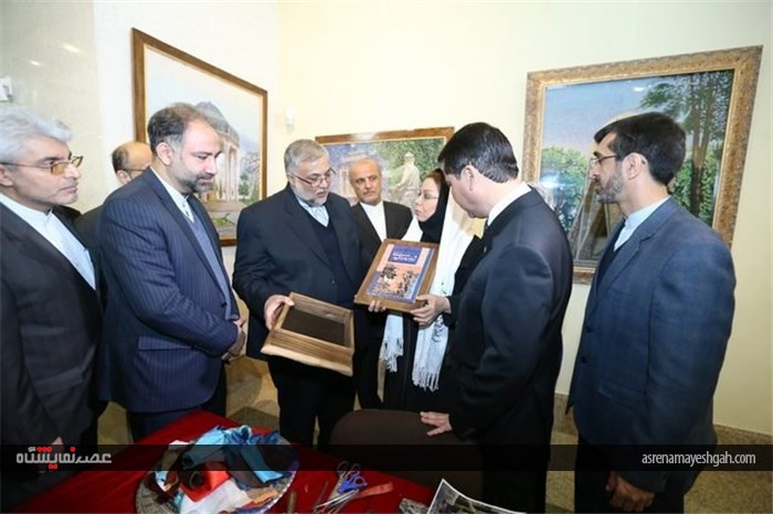 گزارش تصویری افتتاح نمایشگاه روزهای فرهنگی ایران در عشق‌آباد