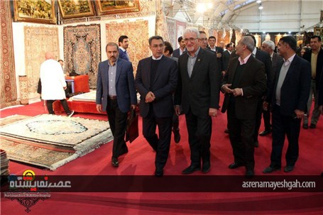 گزارش تصویری آغاز به کار نمایشگاه فرش دستباف شیراز