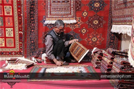 گزارش تصویری آغاز به کار نمایشگاه فرش دستباف شیراز