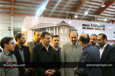 گزارش تصویری افتتاح نمایشگاه صنعت ساختمان قزوین