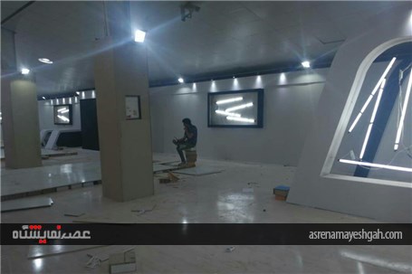 گزارش تصویری آماده سازی نمایشگاه خودرو اهواز