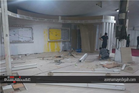 گزارش تصویری آماده سازی نمایشگاه خودرو اهواز