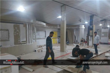 گزارش تصویری آماده سازی نمایشگاه خودرو اهواز