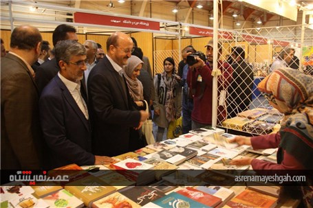گزارش تصویری افتتاح نمایشگاه کتاب قزوین