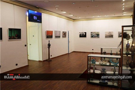 گزارش تصویری نمایشگاه برگزیدگان جشنواره هنر ایران در پاریس