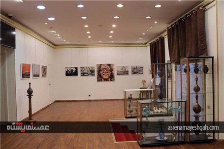 گزارش تصویری نمایشگاه برگزیدگان جشنواره هنر ایران در پاریس