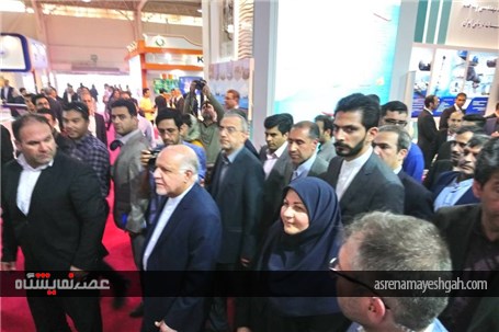 گزارش تصویری بازدید وزیر نفت از نمایشگاه نفت تهران